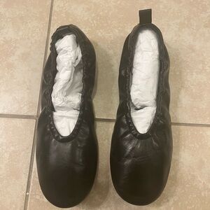 SCHUTZ Black Leather Flats